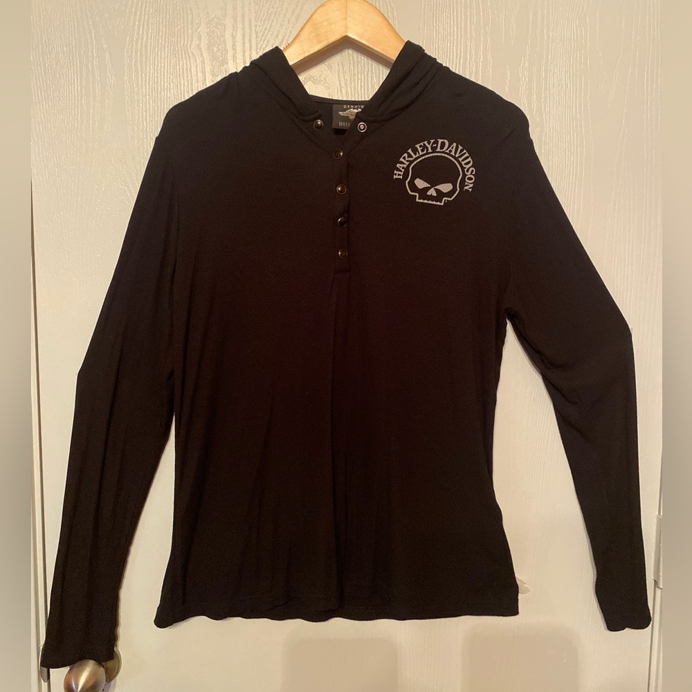 Women’s Harley-Davidson Black Long Sleeve Shirt